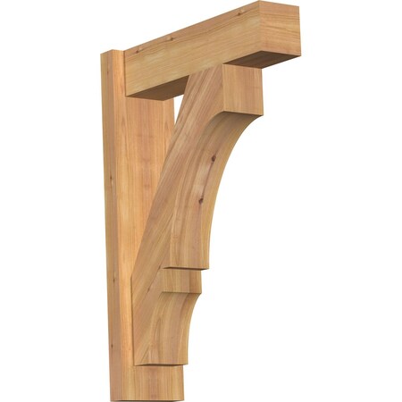 Ekena Millwork Balboa Block Smooth Outlooker, Western Red Cedar, 5 1/2"W x 18"D x 26"H OUT06X18X26BOA05SWR